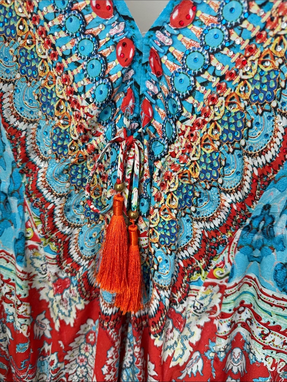 La Moda Sunset Resort Beach Coverup Dress Size L/ Xl — image 3 of 6